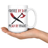 Coffee Mead Viking Horn & Axe MugDrinkware