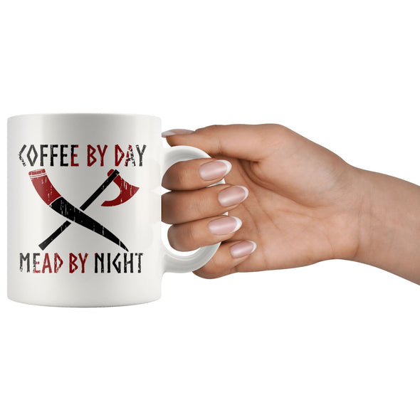 Coffee Mead Viking Horn & Axe MugDrinkware