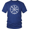 Cracked Norse Vegvisir Viking Compass T-ShirtT-shirtDistrict Unisex ShirtRoyal BlueS