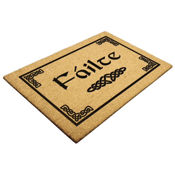 Failte Celtic Irish Gaelic Welcome Doormat OutdoorHome Goods