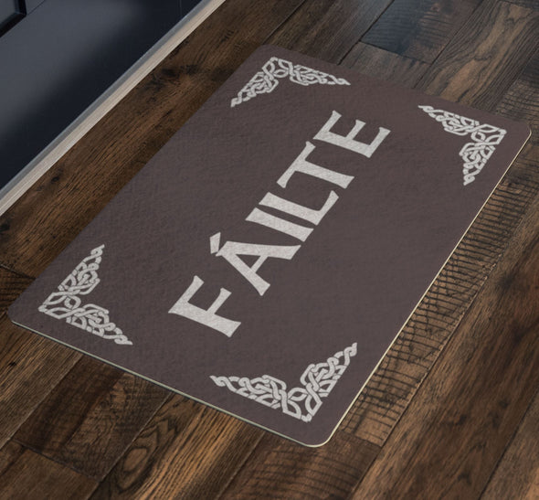 Failte Gaelic Welcome Celtic DoormatDoormat