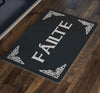 Failte Gaelic Welcome Celtic DoormatDoormat