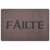 Failte Gaelic Welcome Doormat BlackDoormatBrown