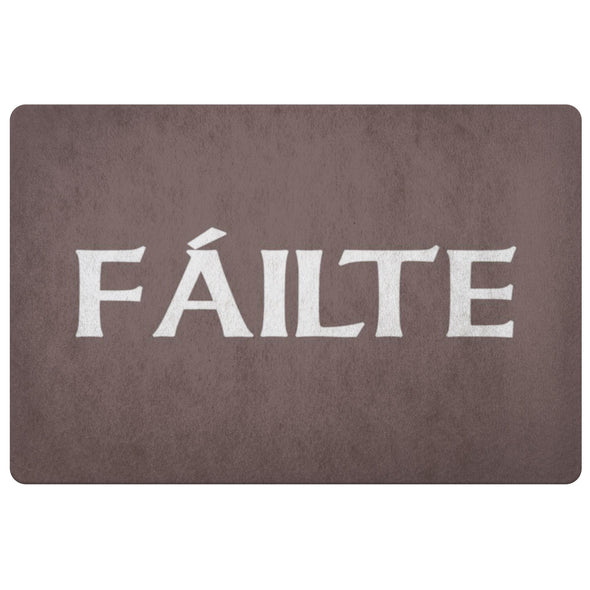 Failte Gaelic Welcome DoormatDoormatBrown