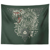 Fenrir Norse Mythology Green TapestryTapestries60" x 50"