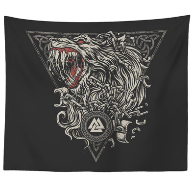 Fenrir Norse Mythology TapestryTapestries60" x 50"