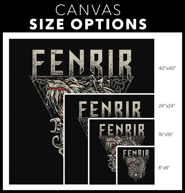 Fenrir Norse Wolf Canvas Wall ArtCanvas Wall Art 2