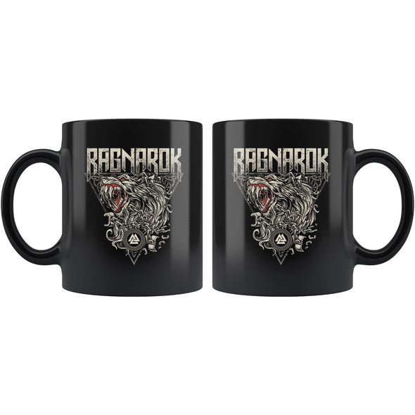 Fenrir Ragnarok Black MugDrinkware