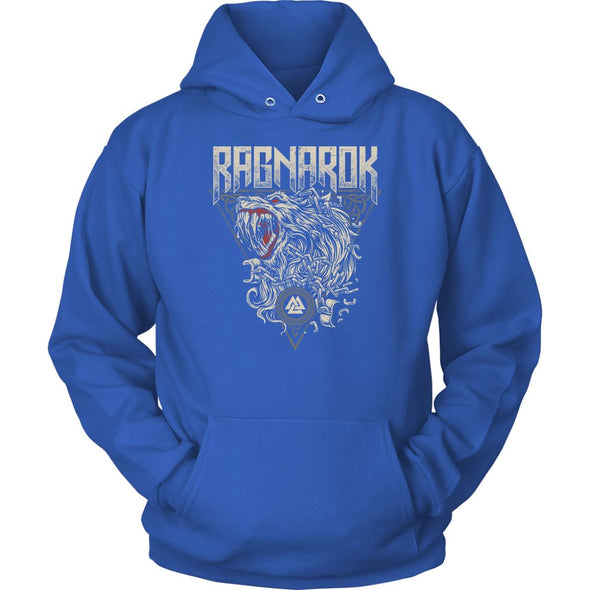 Fenrir Ragnarok HoodieT-shirtUnisex HoodieRoyal BlueS