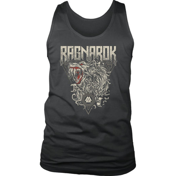 Fenrir Ragnarok Mens Tank TopT-shirtDistrict Mens TankCharcoalS