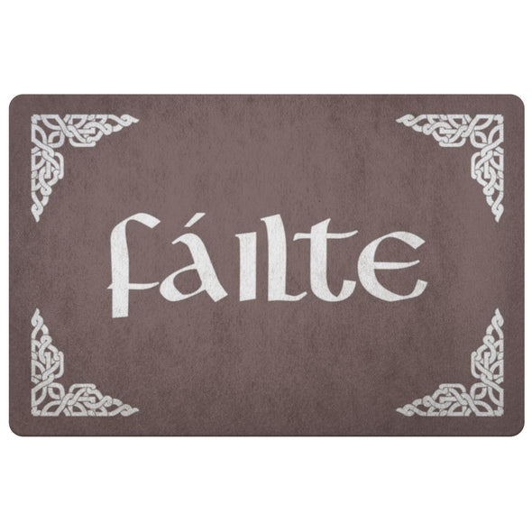 Gaelic Failte DoormatDoormatBrown