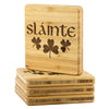 Gaelic Irish Slainte Wood Coasters x4Coasters