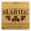 Gaelic Irish Slainte Wood Coasters x4CoastersBamboo Coaster - 4pc