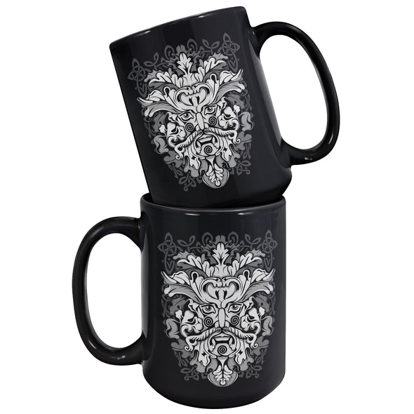 Green Man Celtic Irish Pagan Mythology Coffee MugCeramic Mugs