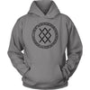 Gungnir Norse Black Viking Knotwork HoodieT-shirtUnisex HoodieGreyS