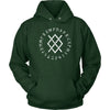 Gungnir Norse Futhark Runes HoodieT-shirtUnisex HoodieDark GreenS