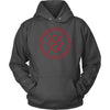 Gungnir Norse Red Viking Knotwork HoodieT-shirtUnisex HoodieCharcoalS