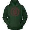 Gungnir Norse Red Viking Knotwork HoodieT-shirtUnisex HoodieDark GreenS