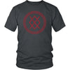 Gungnir Norse Red Viking Knotwork T-ShirtT-shirtDistrict Unisex ShirtCharcoalS