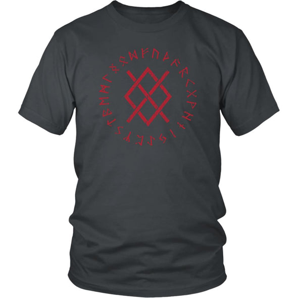 Gungnir Odin Symbol Elder Futhark Runes T-ShirtT-shirtDistrict Unisex ShirtCharcoalS