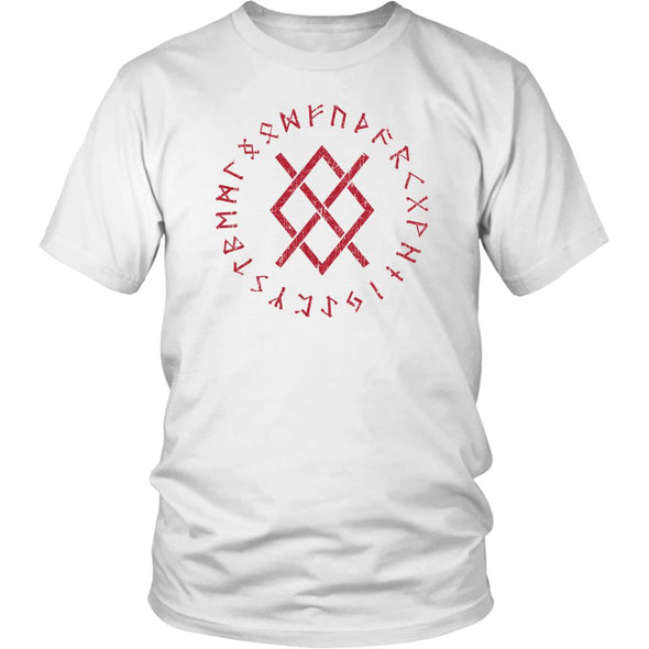 Gungnir Odin Symbol Elder Futhark Runes T-ShirtT-shirtDistrict Unisex ShirtWhiteS