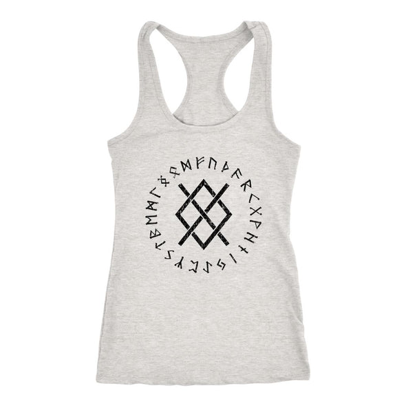 Gungnir Runes Racerback Tank TopT-shirtNext Level Racerback TankHeather GreyXS