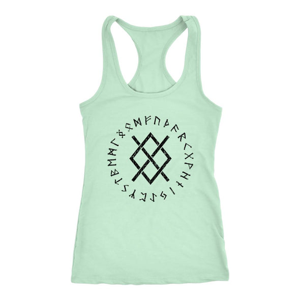 Gungnir Runes Racerback Tank TopT-shirtNext Level Racerback TankMintXS