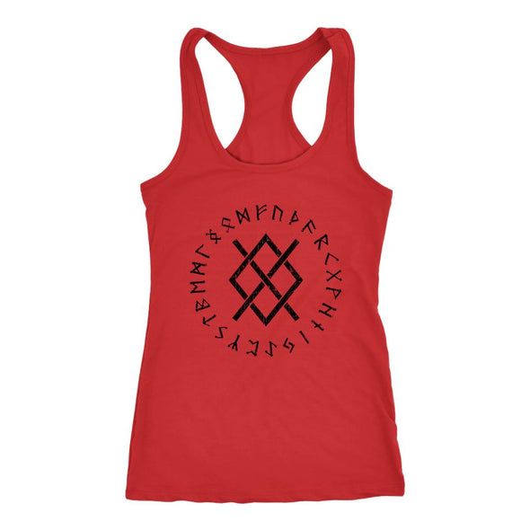 Gungnir Runes Racerback Tank TopT-shirtNext Level Racerback TankRedXS