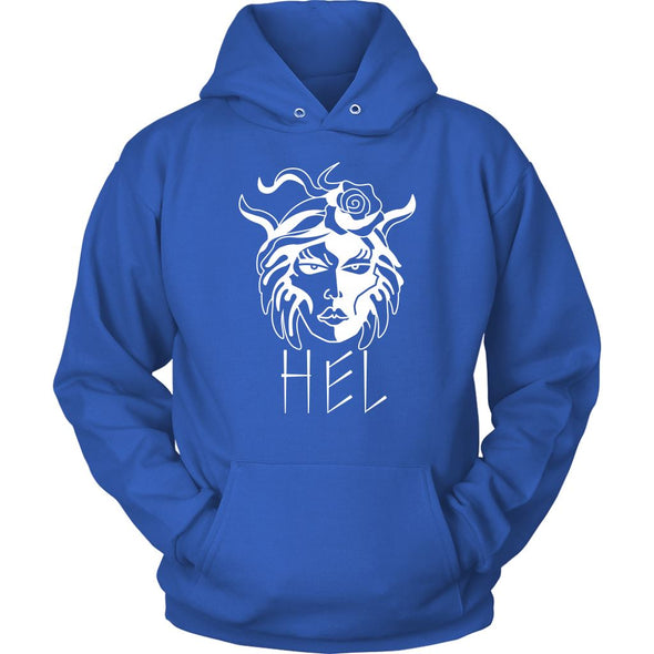 Hel Goddess of the Underworld Norse Mythology HoodieT-shirtUnisex HoodieRoyal BlueS