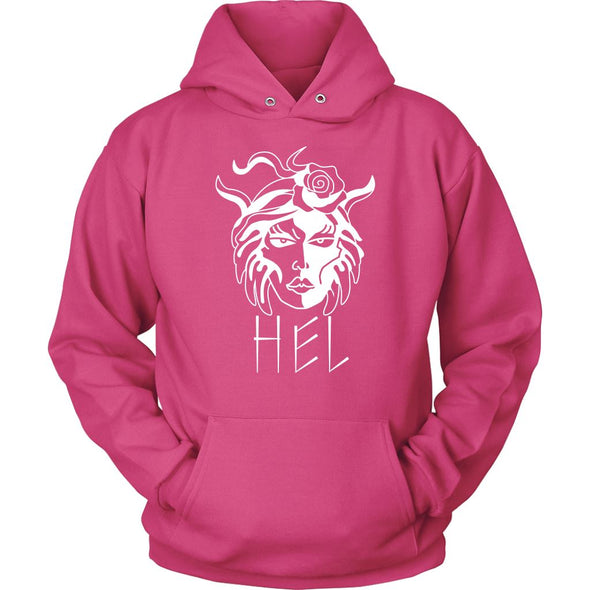 Hel Goddess of the Underworld Norse Mythology HoodieT-shirtUnisex HoodieSangriaS