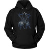 Horn of Odin Geri Freki HoodieT-shirtUnisex HoodieBlackS