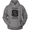 Huginn Muninn Black Raven HoodieT-shirtUnisex HoodieGreyS