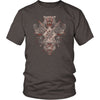 Huginn Muninn Geri Freki Gungnir T-ShirtT-shirtDistrict Unisex ShirtHeather BrownS