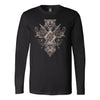 Huginn Muninn Geri Freki Long Sleeve ShirtT-shirtCanvas Long Sleeve ShirtBlackS