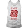 Huginn Muninn Red Raven Tank Top DistressedT-shirtDistrict Mens TankWhiteS