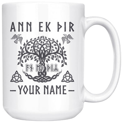 I Love You Norse Personalized Elder Futhark MugDrinkware15oz Mug