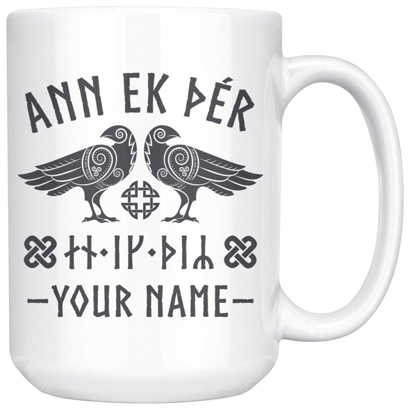 I Love You Norse Personalized Raven MugDrinkware15oz Mug