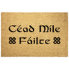 Irish Cead Mile Failte Welcome Celtic Knot Gaelic Outdoor DoormatHome Goods