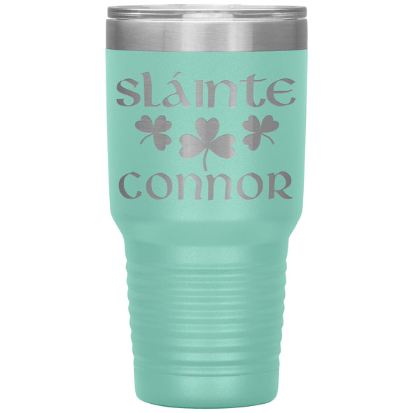 Irish Sláinte Personalized Tumbler 30ozTumblersTeal