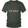 Jaws of Fenrir Ragnarök Runes Cotton T-ShirtT-shirtDistrict Unisex ShirtOliveS