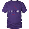Jaws of Fenrir Ragnarök Runes Cotton T-ShirtT-shirtDistrict Unisex ShirtPurpleS