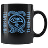 Mimirs Well Norse Black Coffee MugDrinkwareBlue