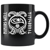 Mimirs Well Norse Black Coffee MugDrinkwareWhite