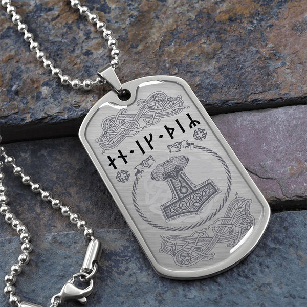 Mjolnir dog tag new arrivals