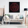 Mjolnir Thors Hammer Viking Torc Canvas ArtCanvas Wall Art 2