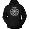 Mjolnir Viking Torc Hoodie DistressedT-shirtUnisex HoodieBlackS