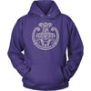 Mjolnir Viking Torc Hoodie DistressedT-shirtUnisex HoodiePurpleS