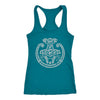 Mjolnir Viking Torc Racerback Tank DistressedT-shirtNext Level Racerback TankTurquoiseXS