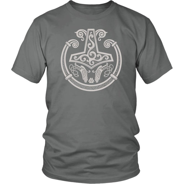Mjolnir Viking Torc ShirtT-shirtDistrict Unisex ShirtGreyS