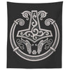 Mjolnir Viking Torc Wall TapestryTapestries60" x 50"